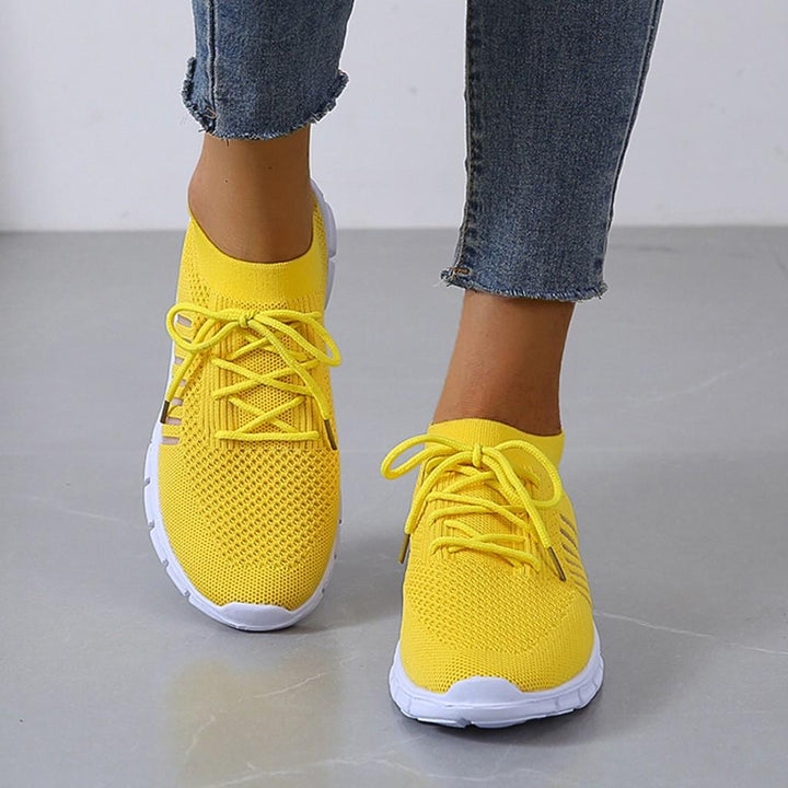 Slip-On Sneakers - Andningsaktiva - Ortopediska - Mesh Sneakers - Träningsskor för kvinnor-Eva Jonsson