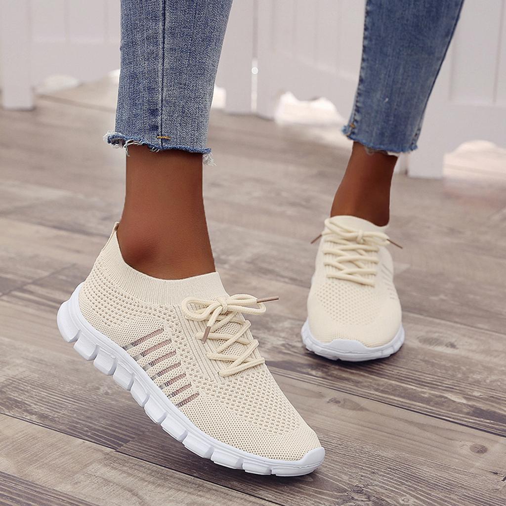 Slip-On Sneakers - Andningsaktiva - Ortopediska - Mesh Sneakers - Träningsskor för kvinnor-Eva Jonsson