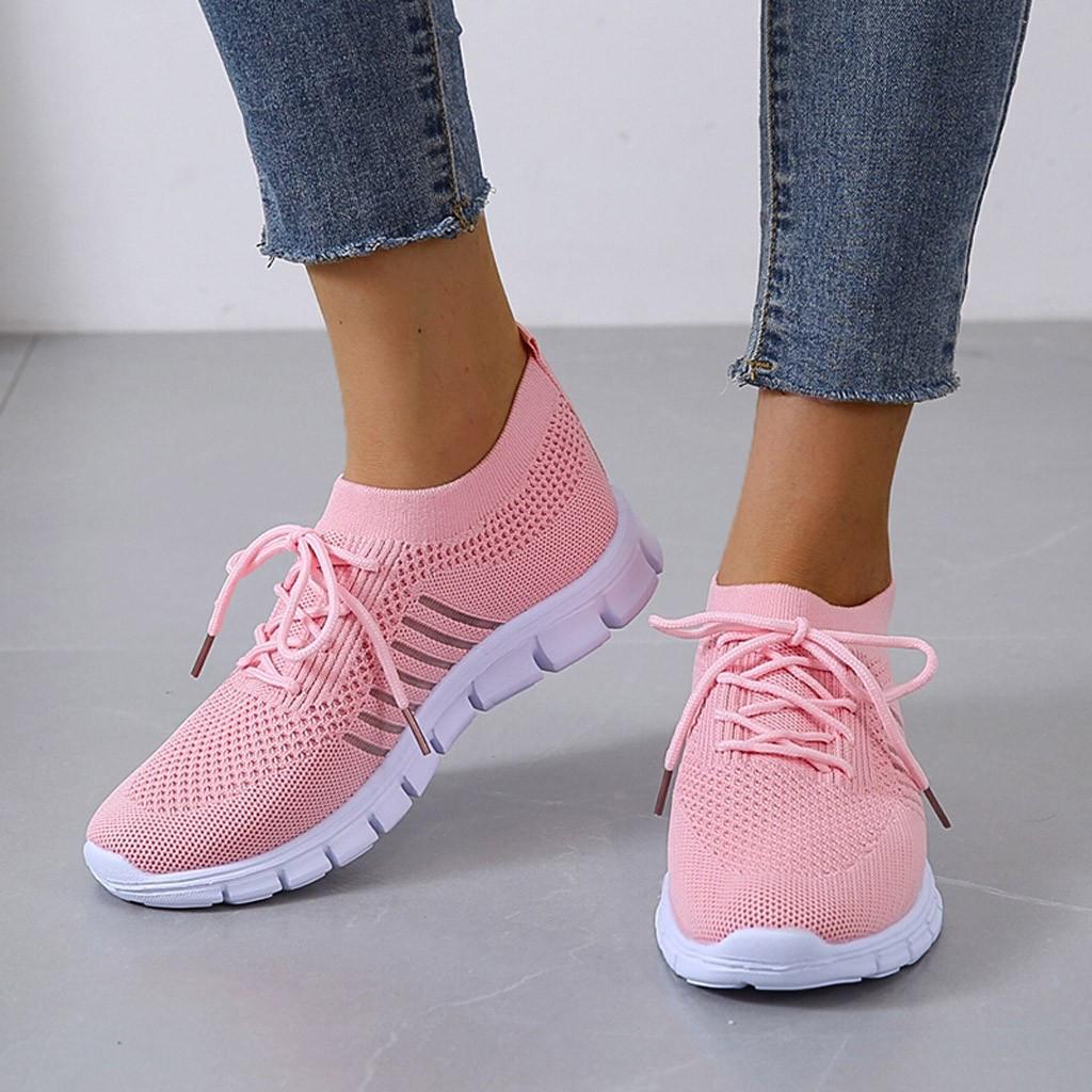 Slip-On Sneakers - Andningsaktiva - Ortopediska - Mesh Sneakers - Träningsskor för kvinnor-Eva Jonsson