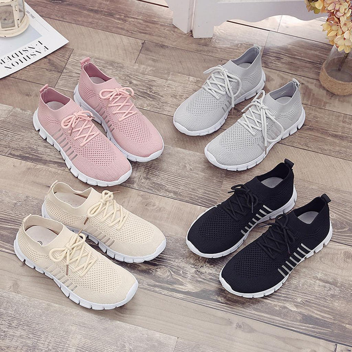 Slip-On Sneakers - Andningsaktiva - Ortopediska - Mesh Sneakers - Träningsskor för kvinnor-Eva Jonsson