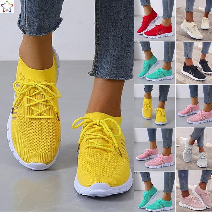 Slip-On Sneakers - Andningsaktiva - Ortopediska - Mesh Sneakers - Träningsskor för kvinnor-Eva Jonsson