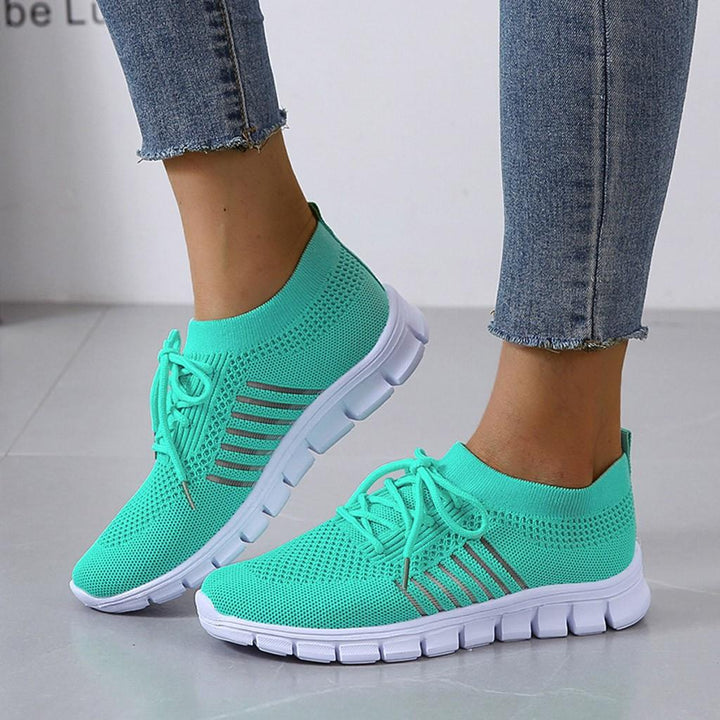 Slip-On Sneakers - Andningsaktiva - Ortopediska - Mesh Sneakers - Träningsskor för kvinnor-Eva Jonsson