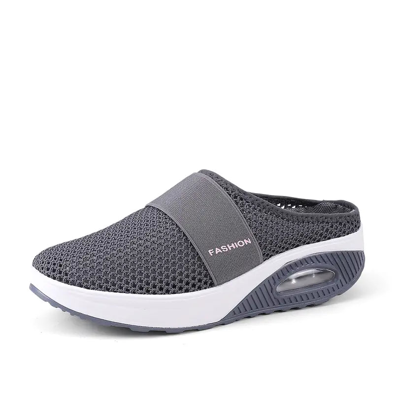 Slip-On Sneakers, Ortopediska, Luftkuddar, Promenadskor, Skor för Sommaren-Eva Jonsson