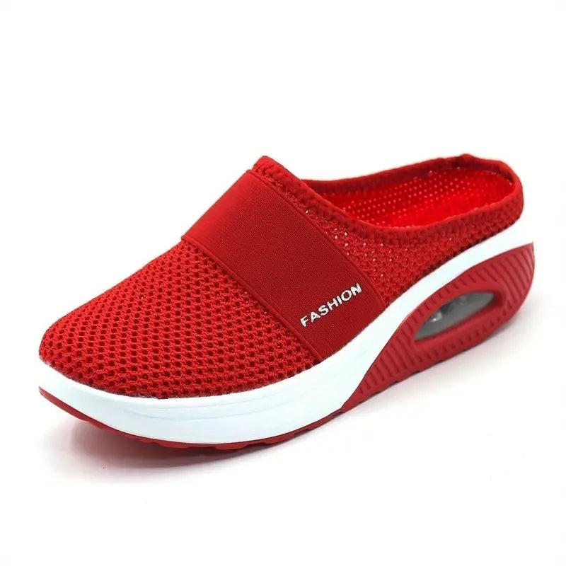 Slip-On Sneakers, Ortopediska, Luftkuddar, Promenadskor, Skor för Sommaren-Eva Jonsson
