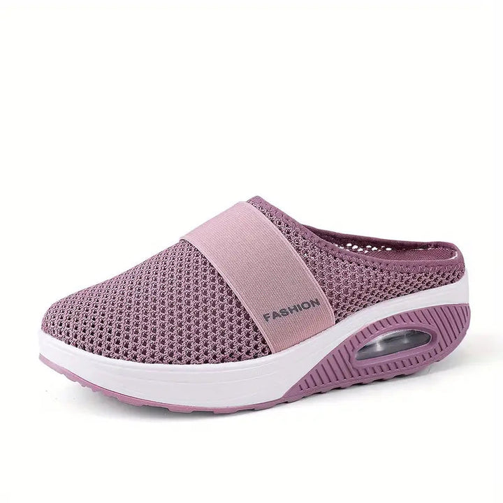 Slip-On Sneakers, Ortopediska, Luftkuddar, Promenadskor, Skor för Sommaren-Eva Jonsson