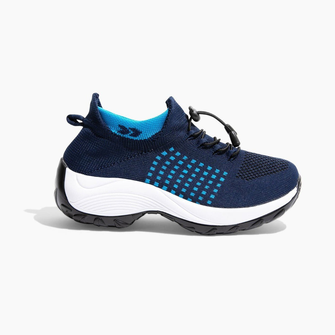 Slip-On Sneakers - Ortopediska - Luftkuddar - Sneakers med tjock sula - Damskor-Eva Jonsson