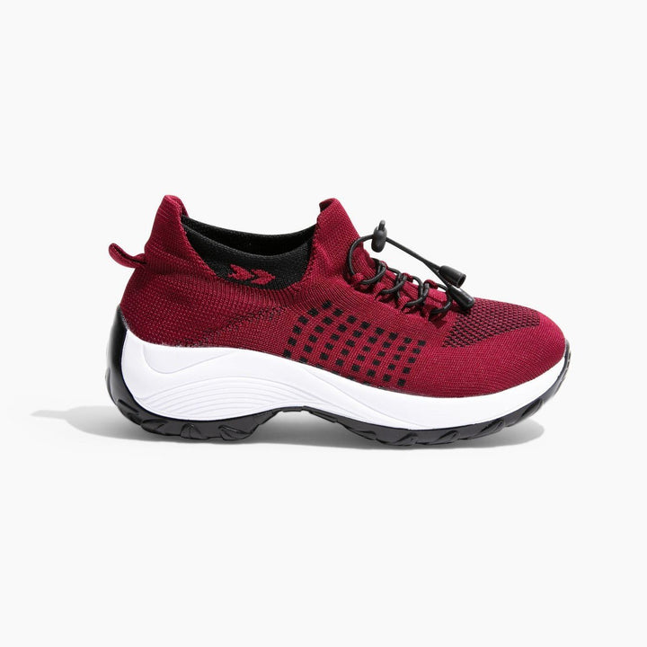 Slip-On Sneakers - Ortopediska - Luftkuddar - Sneakers med tjock sula - Damskor-Eva Jonsson