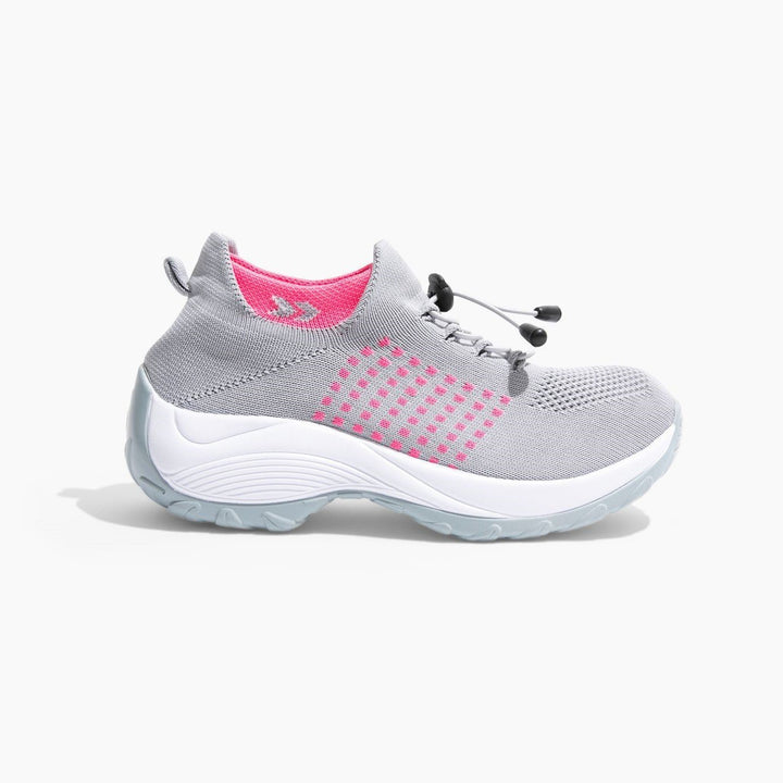 Slip-On Sneakers - Ortopediska - Luftkuddar - Sneakers med tjock sula - Damskor-Eva Jonsson