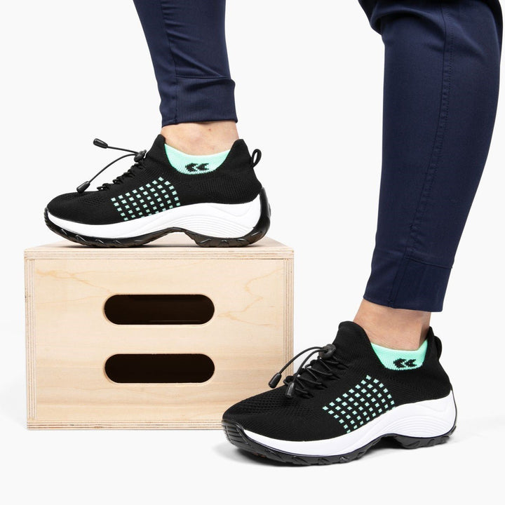 Slip-On Sneakers - Ortopediska - Luftkuddar - Sneakers med tjock sula - Damskor-Eva Jonsson