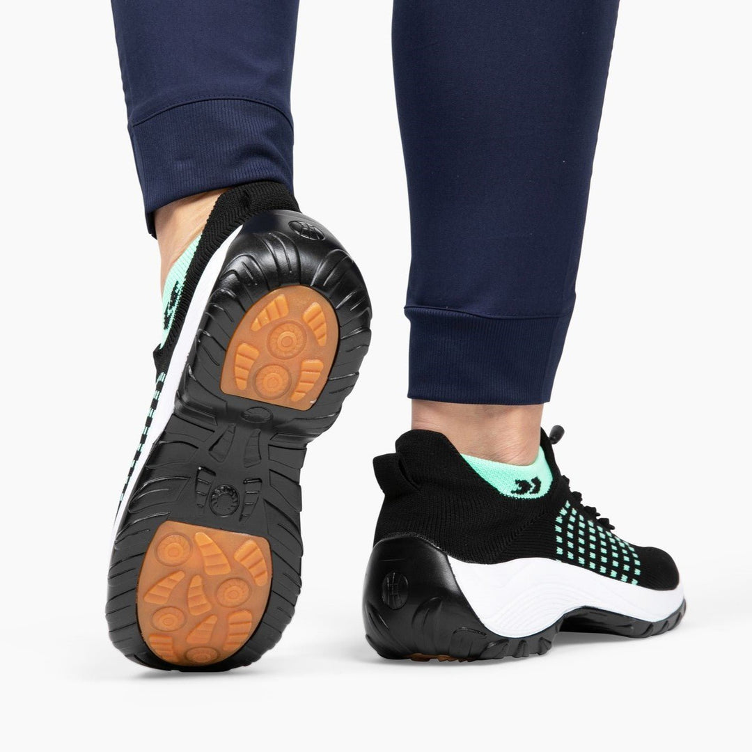Slip-On Sneakers - Ortopediska - Luftkuddar - Sneakers med tjock sula - Damskor-Eva Jonsson