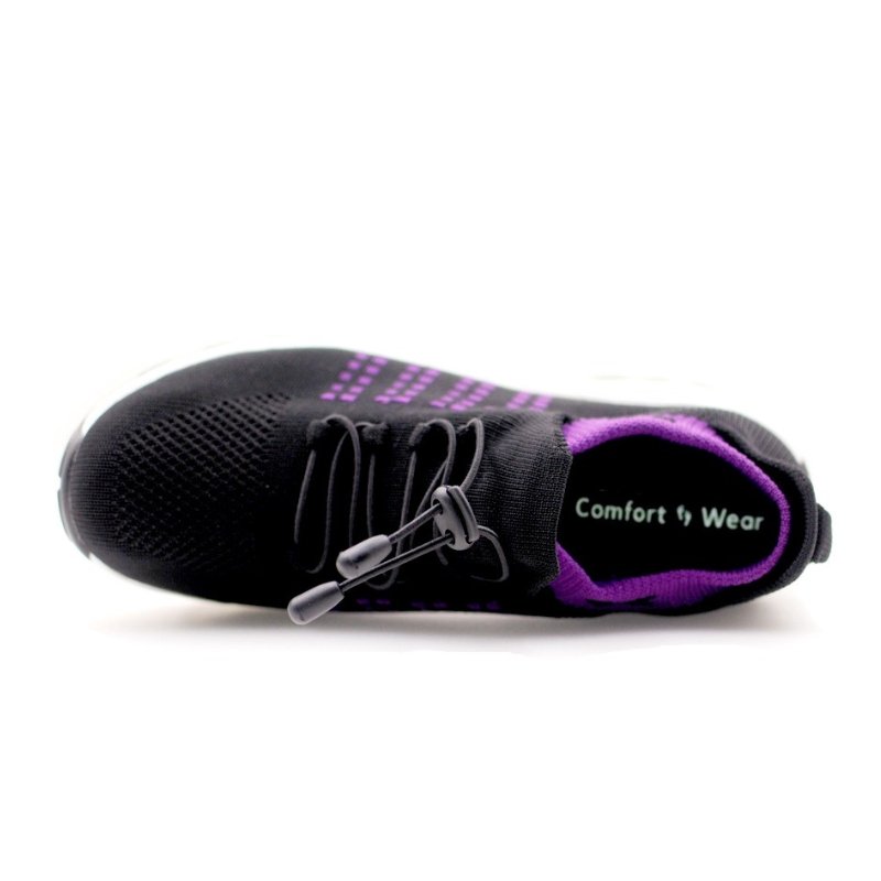 Slip-On Sneakers - Ortopediska - Luftkuddar - Sneakers med tjock sula - Damskor-Eva Jonsson