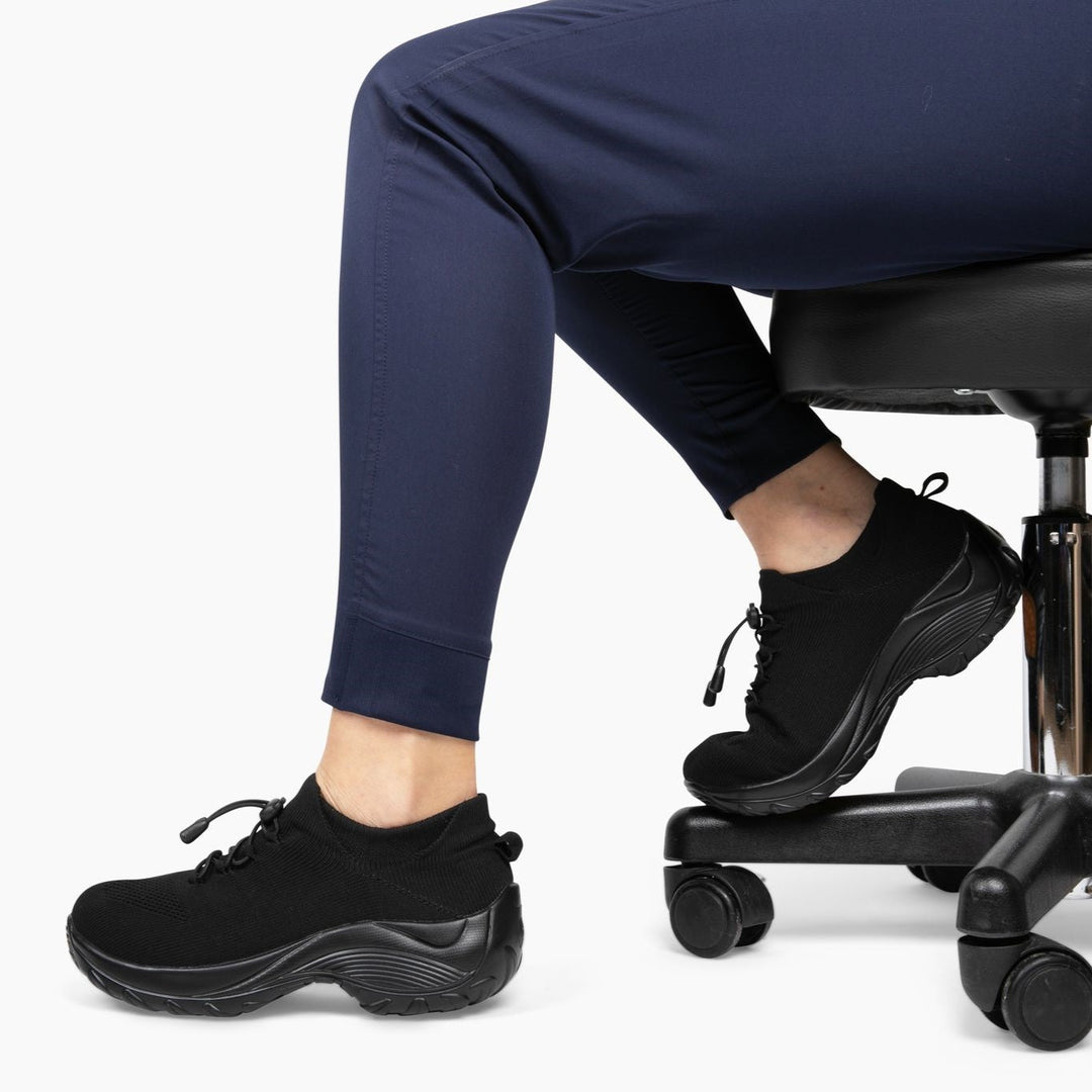 Slip-On Sneakers - Ortopediska - Luftkuddar - Sneakers med tjock sula - Damskor-Eva Jonsson