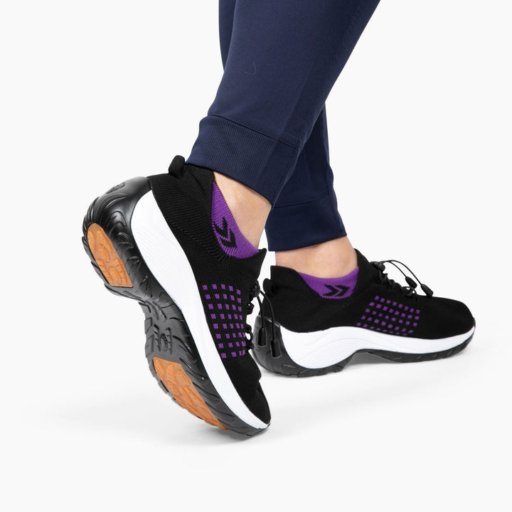 Slip-On Sneakers - Ortopediska - Luftkuddar - Sneakers med tjock sula - Damskor-Eva Jonsson