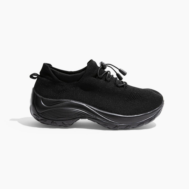 Slip-On Sneakers - Ortopediska - Luftkuddar - Sneakers med tjock sula - Damskor-Eva Jonsson