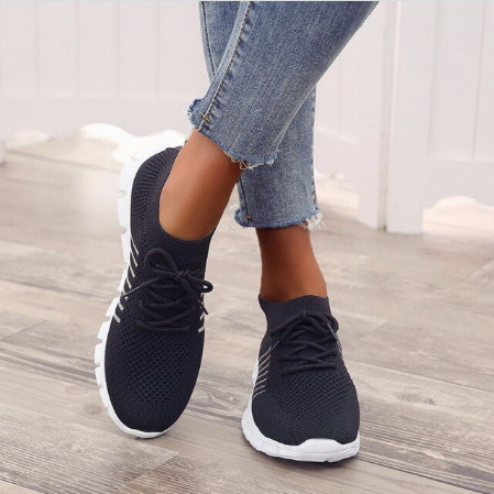 Slip-On Sneakers | Ortopediska | Walking | Mesh Sneakers | Träningsskor för kvinnor-Eva Jonsson