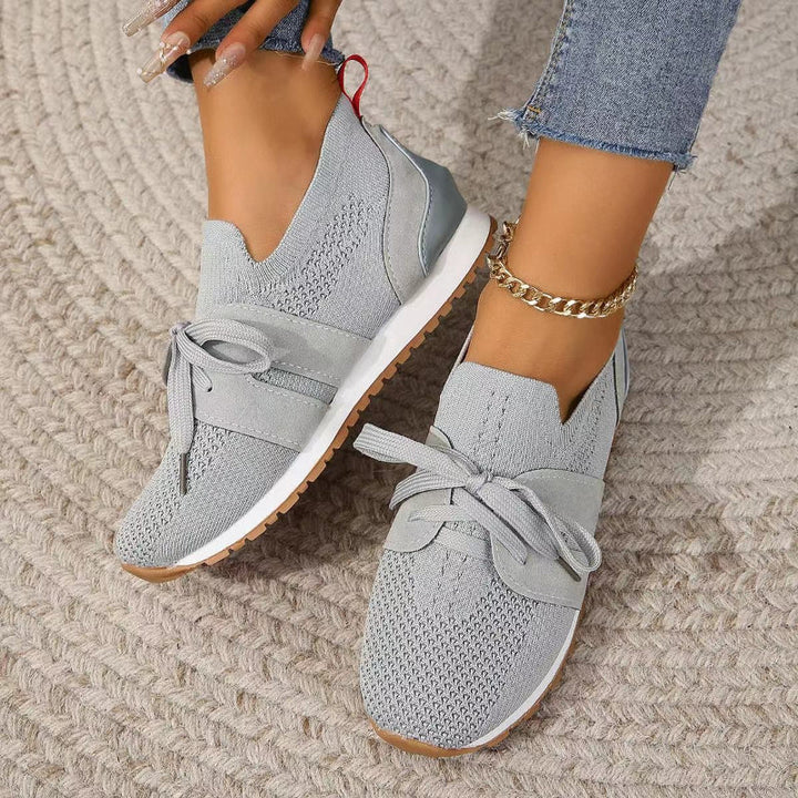 Slip-On Sneakers - Ortopediska promenadskor i mesh för damer-Eva Jonsson