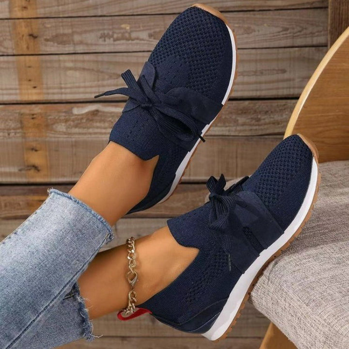 Slip-On Sneakers - Ortopediska promenadskor i mesh för damer-Eva Jonsson