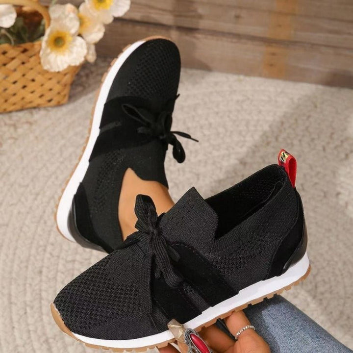 Slip-On Sneakers - Ortopediska promenadskor i mesh för damer-Eva Jonsson