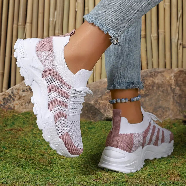 Slip On-sneakers, Skjut in, Bekväma, Mesh Sneakers, Sportskor-Eva Jonsson