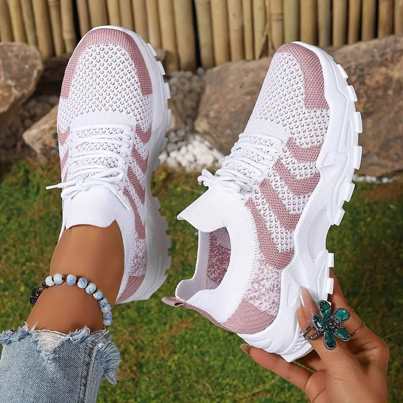 Slip On-sneakers, Skjut in, Bekväma, Mesh Sneakers, Sportskor-Eva Jonsson