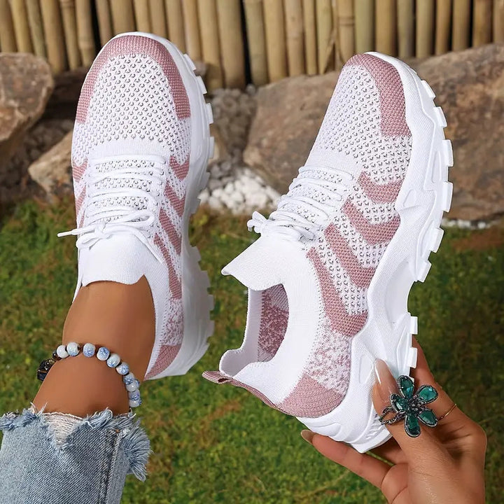 Slip On-sneakers, Skjut in, Bekväma, Mesh Sneakers, Sportskor-Eva Jonsson