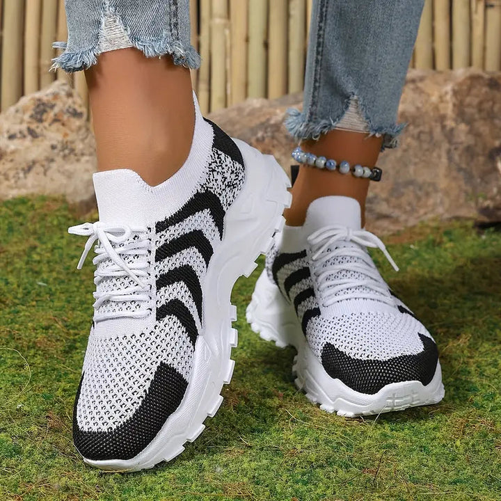 Slip On-sneakers, Skjut in, Bekväma, Mesh Sneakers, Sportskor-Eva Jonsson