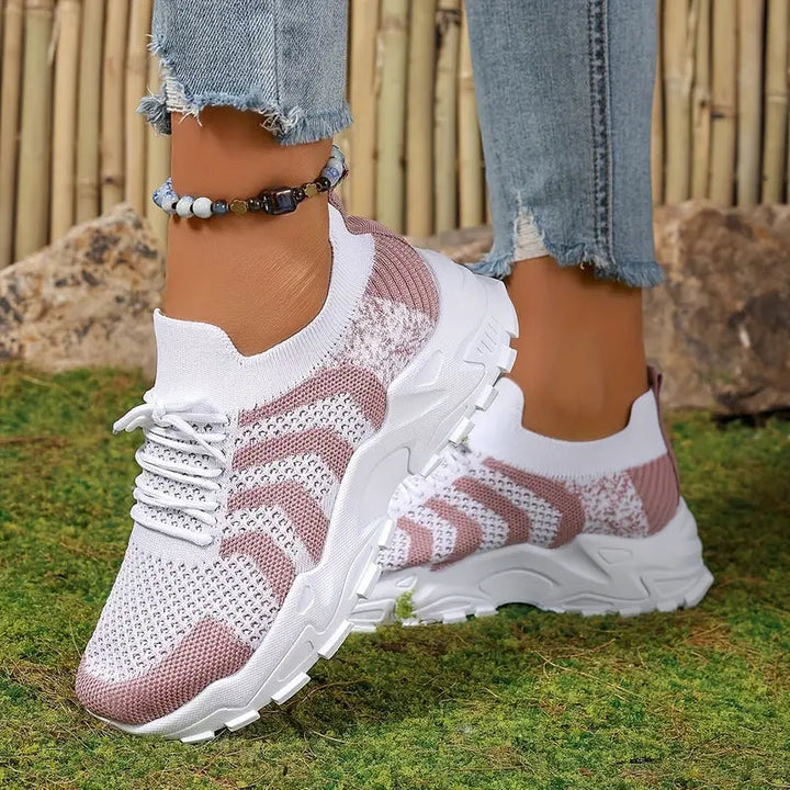 Slip On-sneakers, Skjut in, Bekväma, Mesh Sneakers, Sportskor-Eva Jonsson
