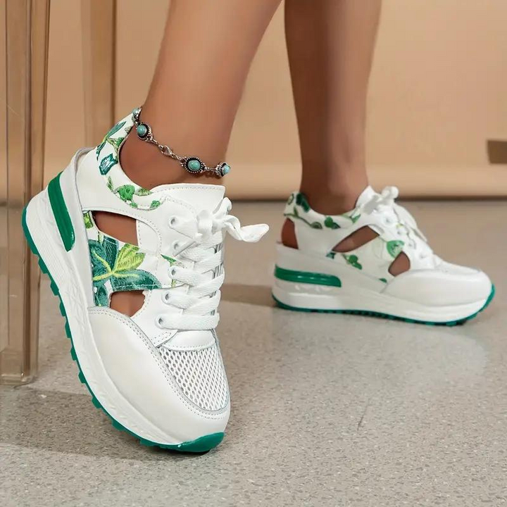 Sneaker Sandaler - Snörning - Cut Out - Wedge Sneakers - Skor för sommaren-Eva Jonsson