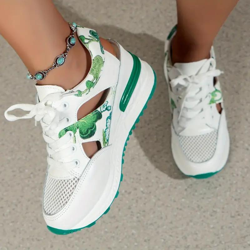 Sneaker Sandaler - Snörning - Cut Out - Wedge Sneakers - Skor för sommaren-Eva Jonsson