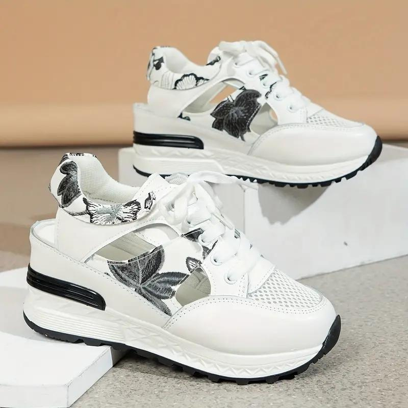 Sneaker Sandaler - Snörning - Cut Out - Wedge Sneakers - Skor för sommaren-Eva Jonsson