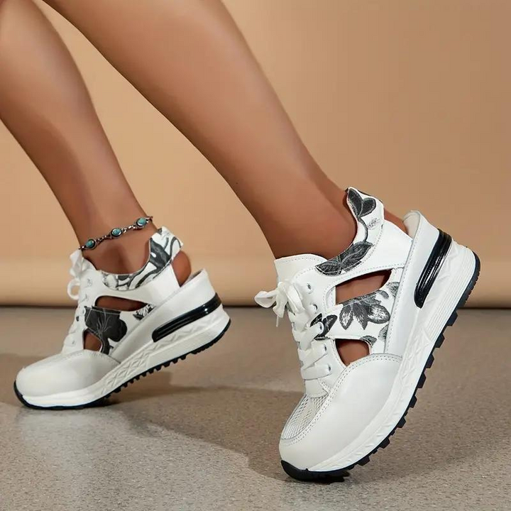Sneaker Sandaler - Snörning - Cut Out - Wedge Sneakers - Skor för sommaren-Eva Jonsson