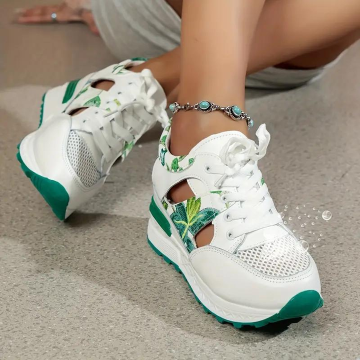 Sneaker Sandaler - Snörning - Cut Out - Wedge Sneakers - Skor för sommaren-Eva Jonsson