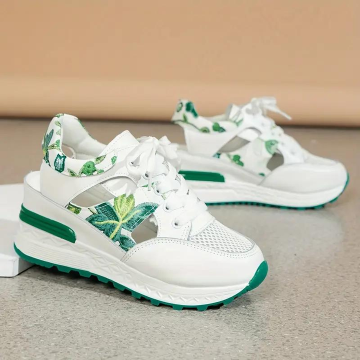 Sneaker Sandaler - Snörning - Cut Out - Wedge Sneakers - Skor för sommaren-Eva Jonsson