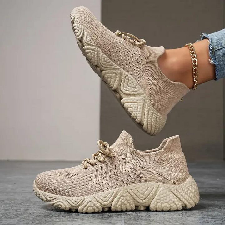 Sneakers i mesh - Ortopediska - Slide In - Slip On Sneakers - Damskor-Eva Jonsson