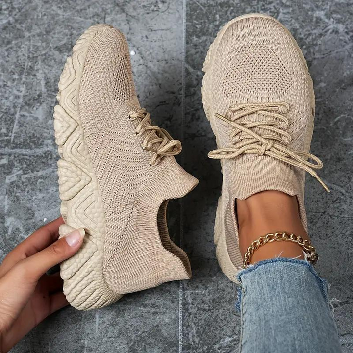 Sneakers i mesh - Ortopediska - Slide In - Slip On Sneakers - Damskor-Eva Jonsson