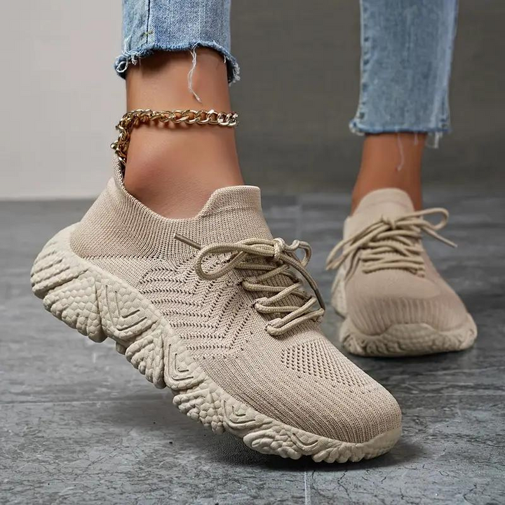 Sneakers i mesh - Ortopediska - Slide In - Slip On Sneakers - Damskor-Eva Jonsson
