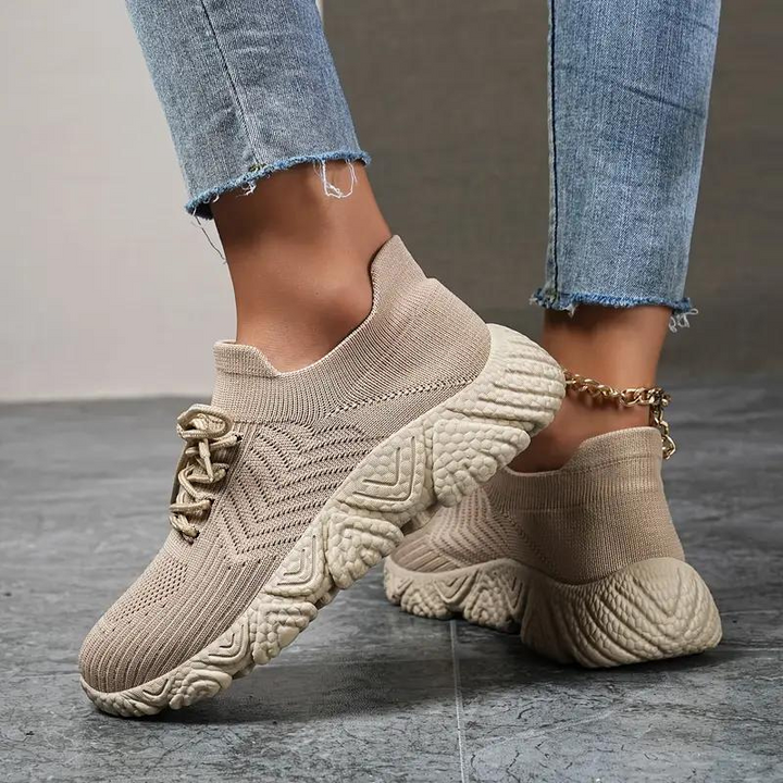 Sneakers i mesh - Ortopediska - Slide In - Slip On Sneakers - Damskor-Eva Jonsson