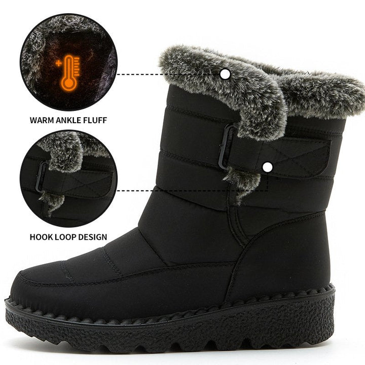 Snökängor | Varma | Slip-On | Pälsfodrade kängor | Vinterkängor-Eva Jonsson