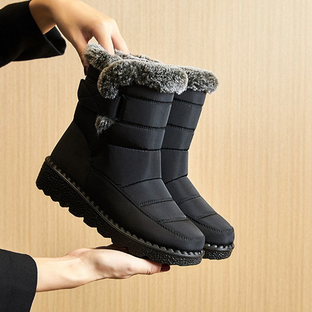 Snökängor | Varma | Slip-On | Pälsfodrade kängor | Vinterkängor-Eva Jonsson