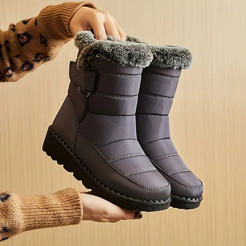 Snökängor - Varma - Slip-On - Pälsfodrade kängor - Vinterkängor-Eva Jonsson