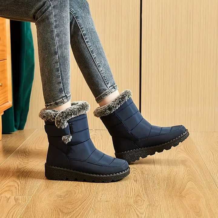 Snökängor | Varma | Slip-On | Pälsfodrade kängor | Vinterkängor-Eva Jonsson