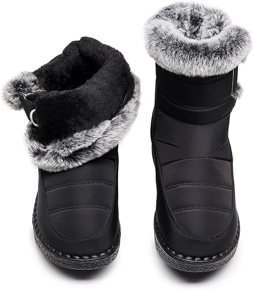 Snökängor | Varma | Slip-On | Pälsfodrade kängor | Vinterkängor-Eva Jonsson