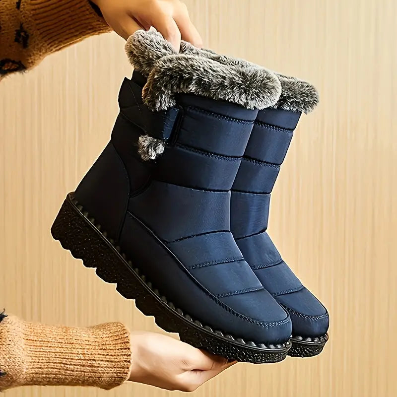 Snökängor - Varma - Slip-On - Pälsfodrade kängor - Vinterkängor-Eva Jonsson