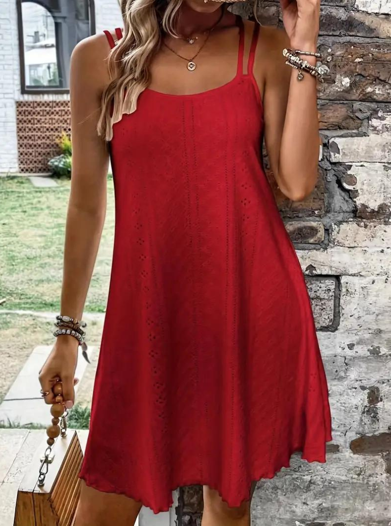 Sommarklänning, Ärmlös, Mini, Cami-klänning, Solklänning-Eva Jonsson
