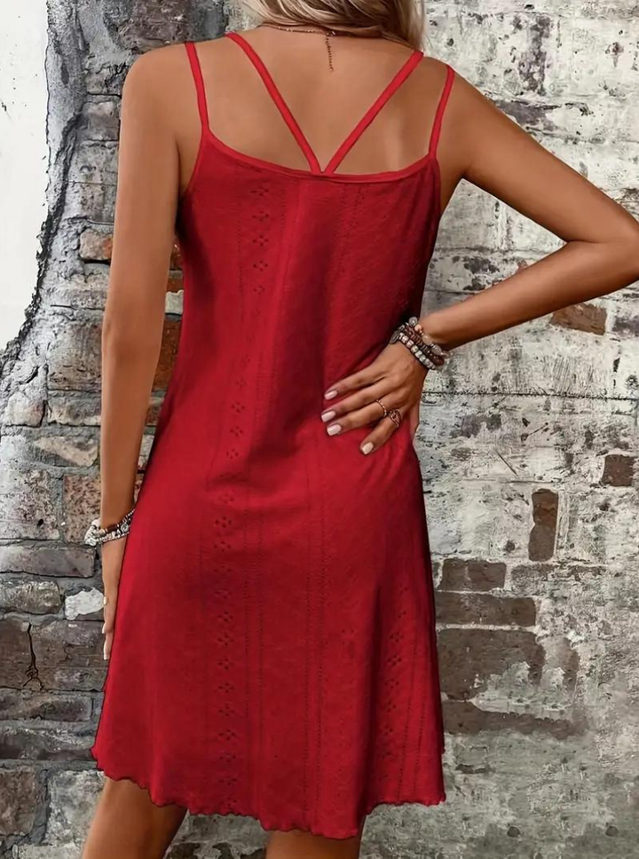 Sommarklänning, Ärmlös, Mini, Cami-klänning, Solklänning-Eva Jonsson