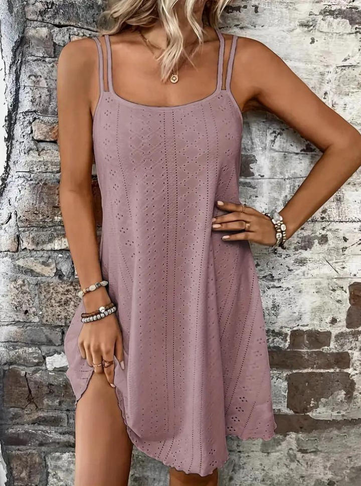Sommarklänning, Ärmlös, Mini, Cami-klänning, Solklänning-Eva Jonsson