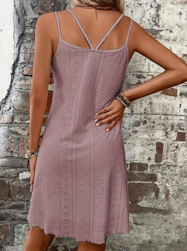 Sommarklänning, Ärmlös, Mini, Cami-klänning, Solklänning-Eva Jonsson