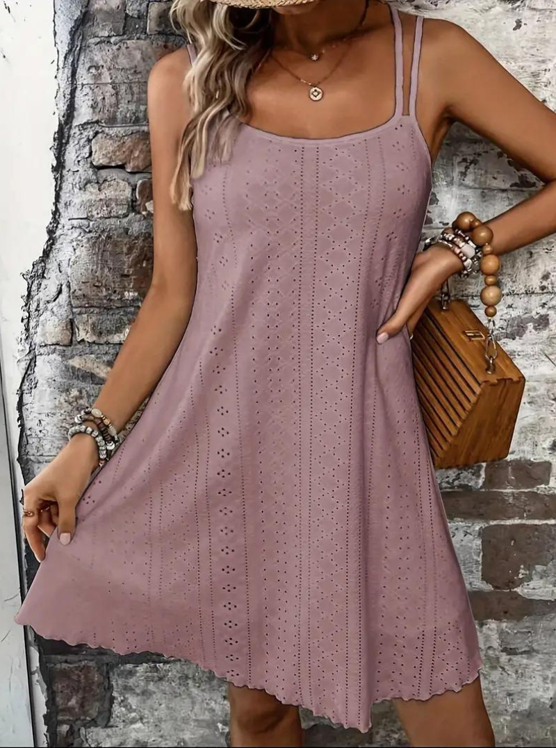 Sommarklänning, Ärmlös, Mini, Cami-klänning, Solklänning-Eva Jonsson