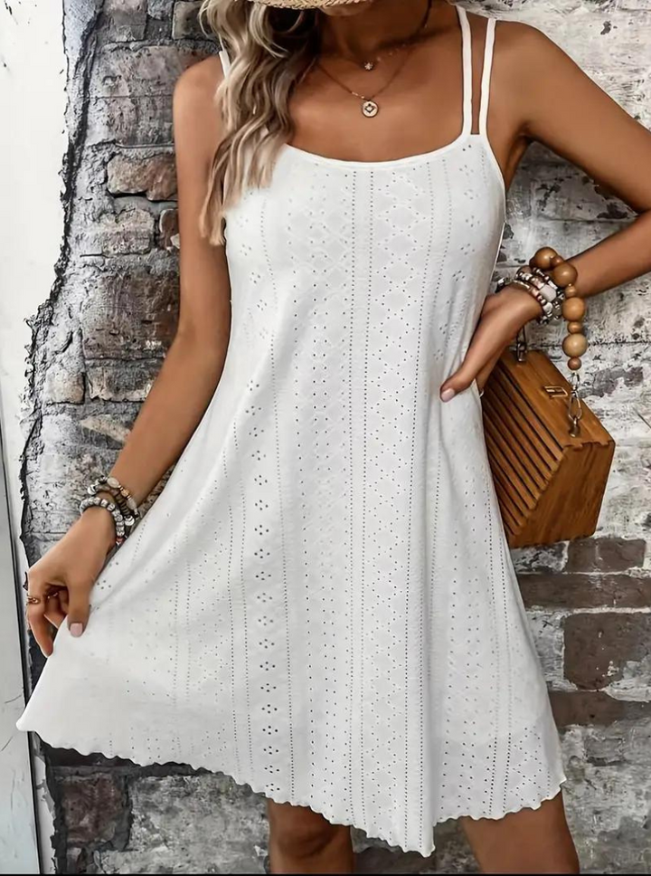Sommarklänning, Ärmlös, Mini, Cami-klänning, Solklänning-Eva Jonsson