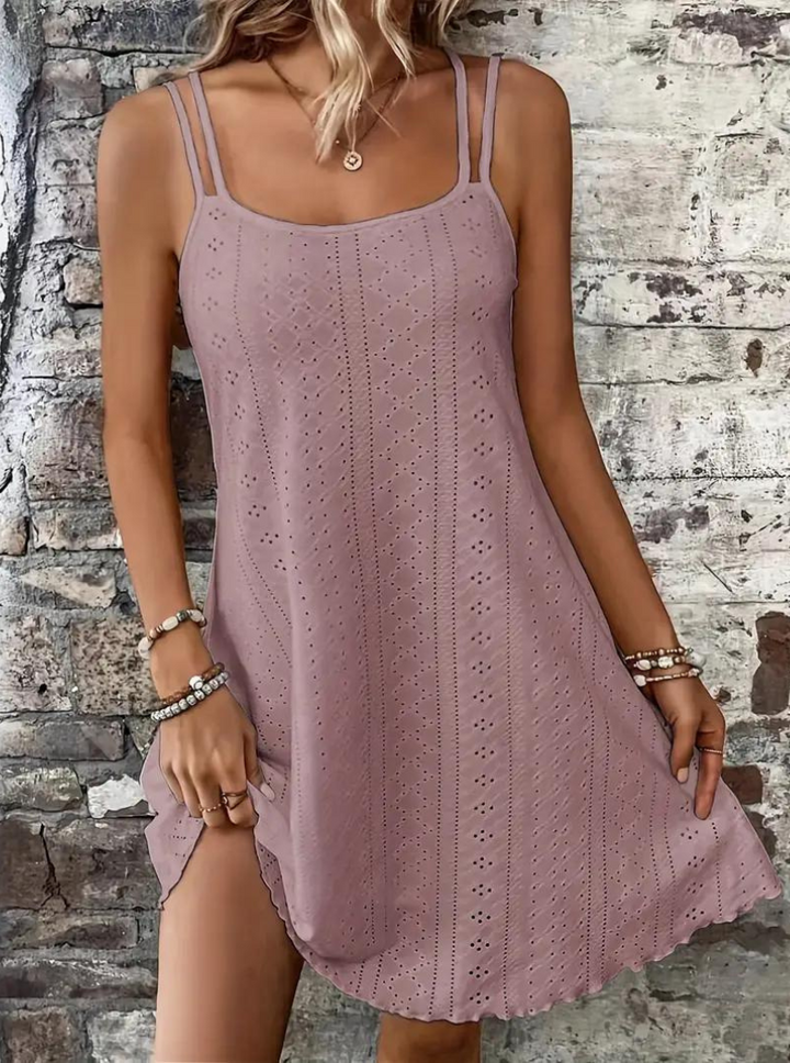 Sommarklänning, Ärmlös, Mini, Cami-klänning, Solklänning-Eva Jonsson
